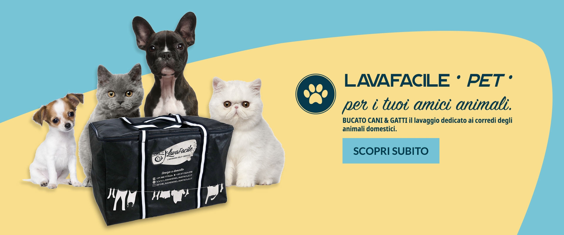 Lavanderie LavaFacile -  La prima lavanderia self service a Rimini con servizio a domicilio.